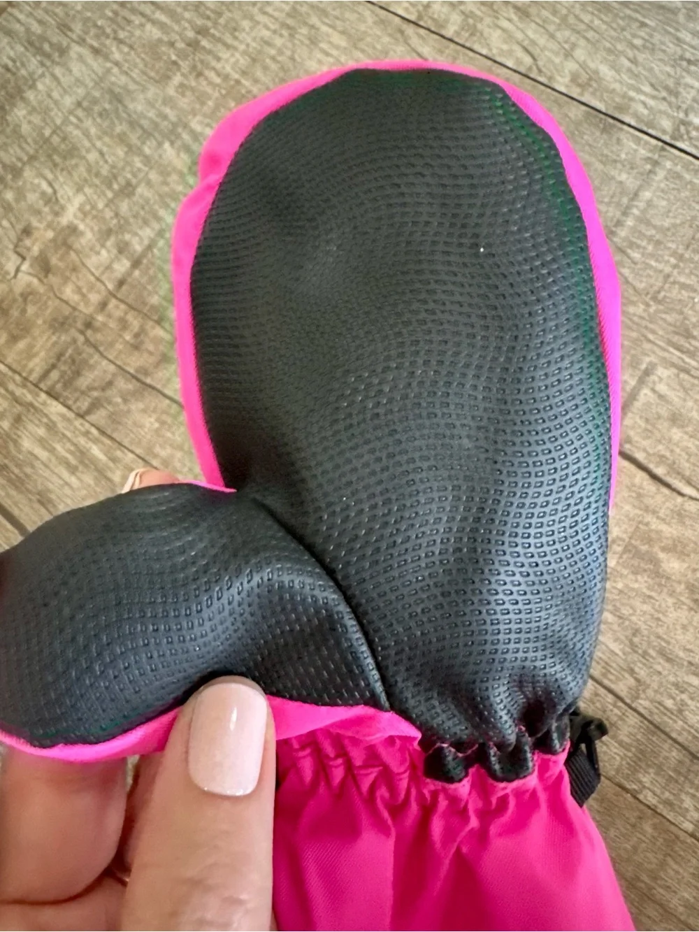 Kids Pink Waterproof Snow Mittens Size Small Winter Gloves
